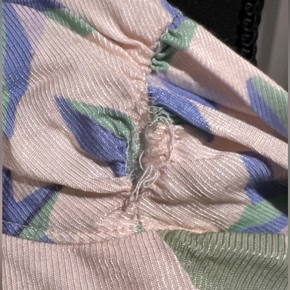 Maeve Anthropologie Tie Neck Mini Dress | XXS - Picture 9 of 12